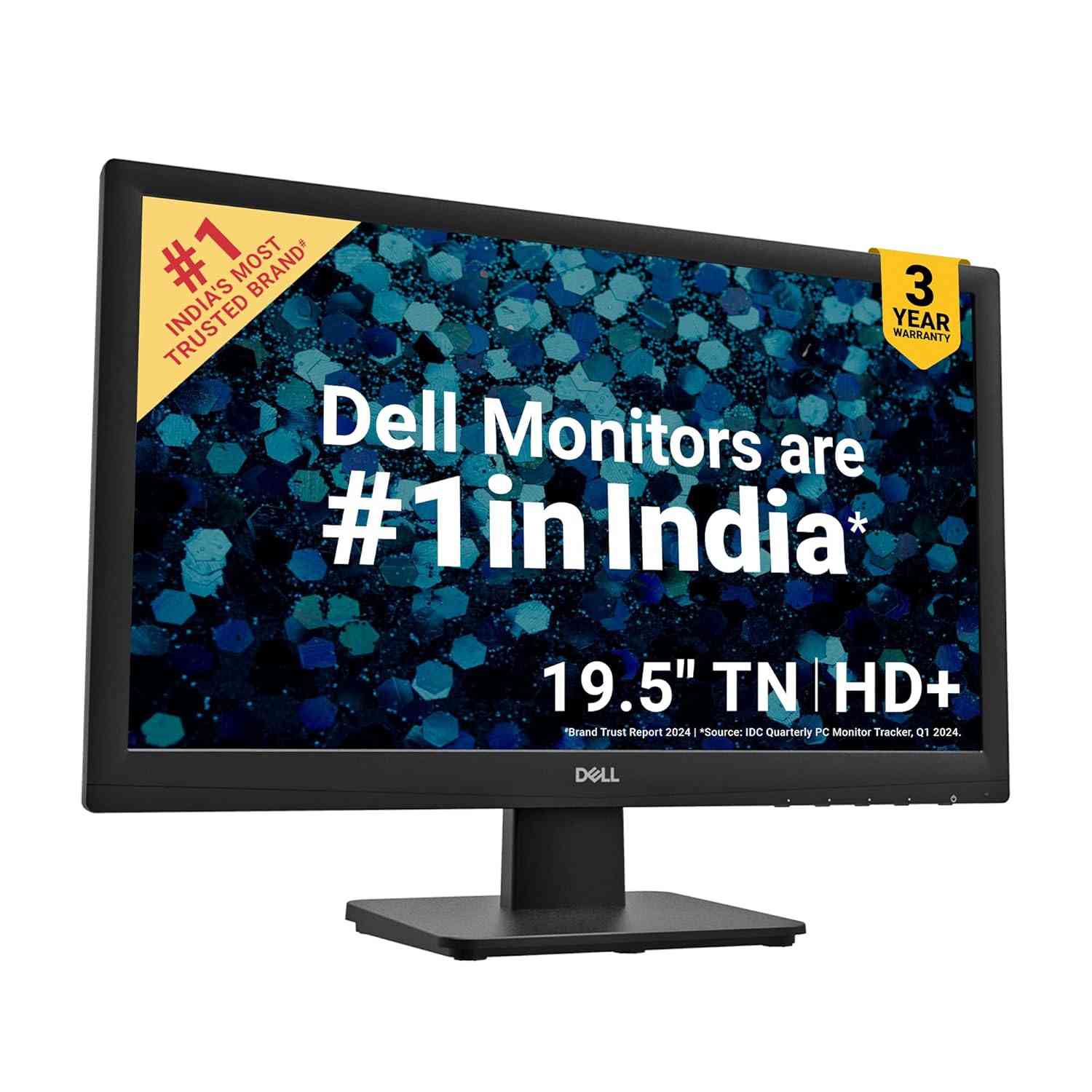 Monitor Dell 19.5″ Height Adjustment, Anti Glare Screen, Wall Mountable, HDMI, VGA, D2020H | Panel Color Black